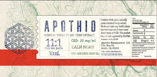 11:1 Quantum Calm Full-Spectrum CBD Oil 600mg/CBD
